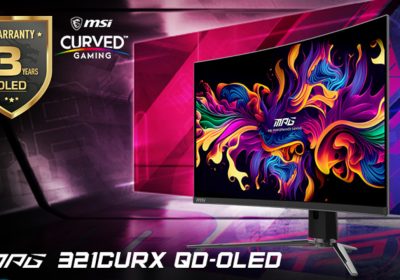 MPG 321CURX QD-OLED, il primo monitor gaming curvo QD-OLED da 32 pollici a 240 Hz di MSI