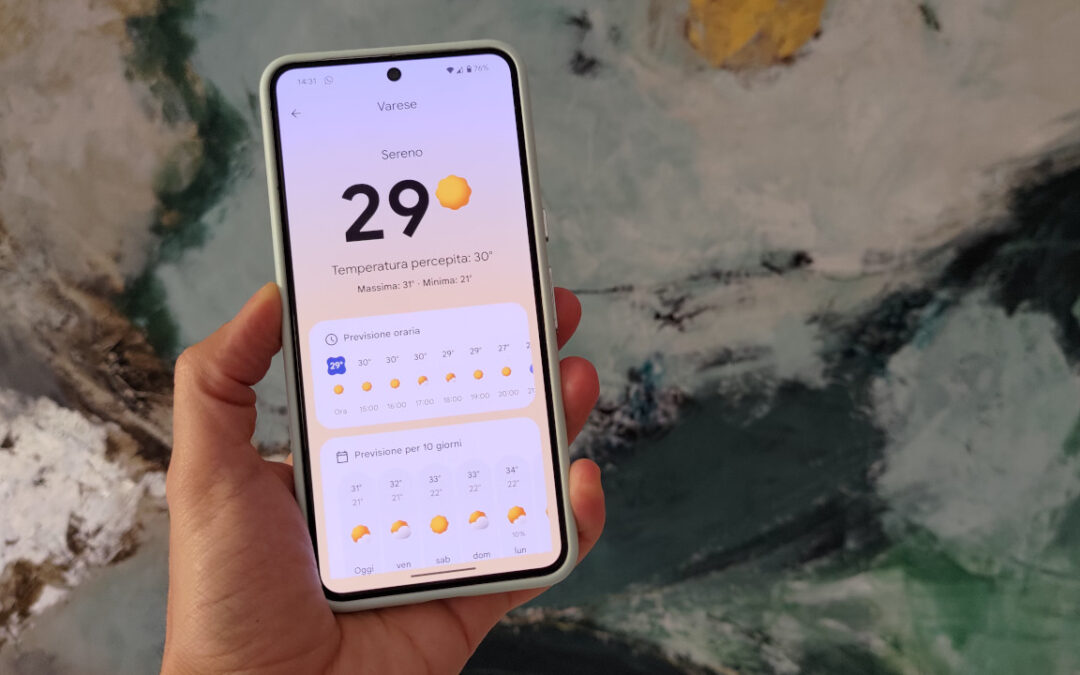 Meteo, si può già scaricare la nuova app standalone di Google: ecco come fare