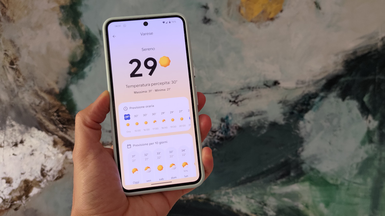 Meteo, si può già scaricare la nuova app standalone di Google: ecco come fare