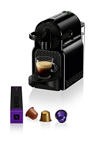 Nespresso Inissia EN80.B, Macchina da caffè di De’Longhi, Sistema Capsule Nespresso, Serbatoio acqua 0.7L, Nero