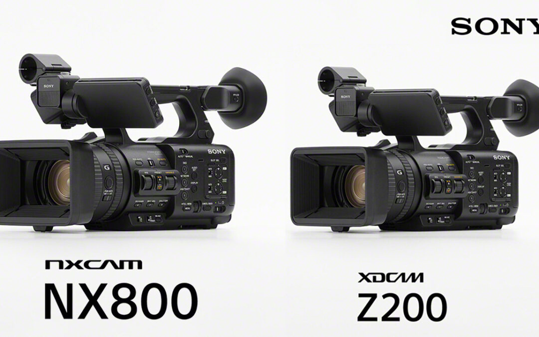 Nuove videocamere professionali Sony HXR-NX800 e PXW-Z200 con zoom 20x e sensore da 1 pollice