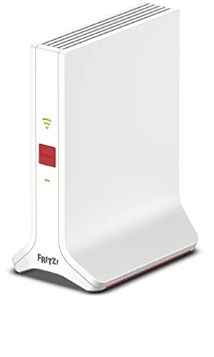 AVM FRITZ!Repeater 3000 Ax Edition International, Ripetitore Wi-Fi 6 Extender Triband Veloce Fino A 4.200 Mbit, S, Mesh, Access Point, 2X Gigabit Lan, Interfaccia In Italiano 20002991, Bianco