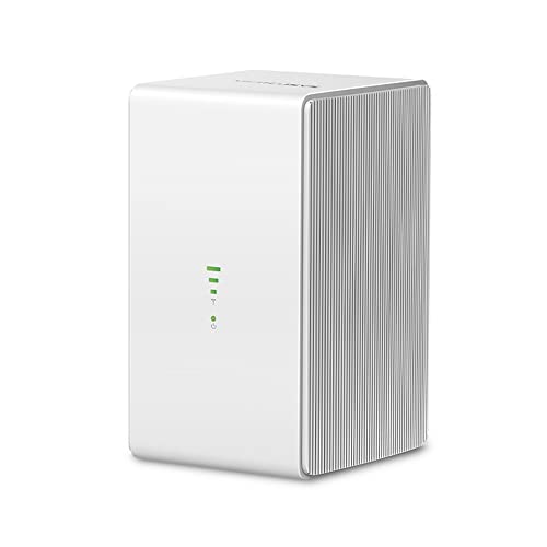 Mercusys TP-Link MB110-4G Router 4G LTE Wireless N300Mbps 4G con Sim Modem 4G, Porta LAN/WAN, Senza Configurazione, Antenne Interne, Porte Antenna Esterna, Compatibile con Tutti Gli Operatori