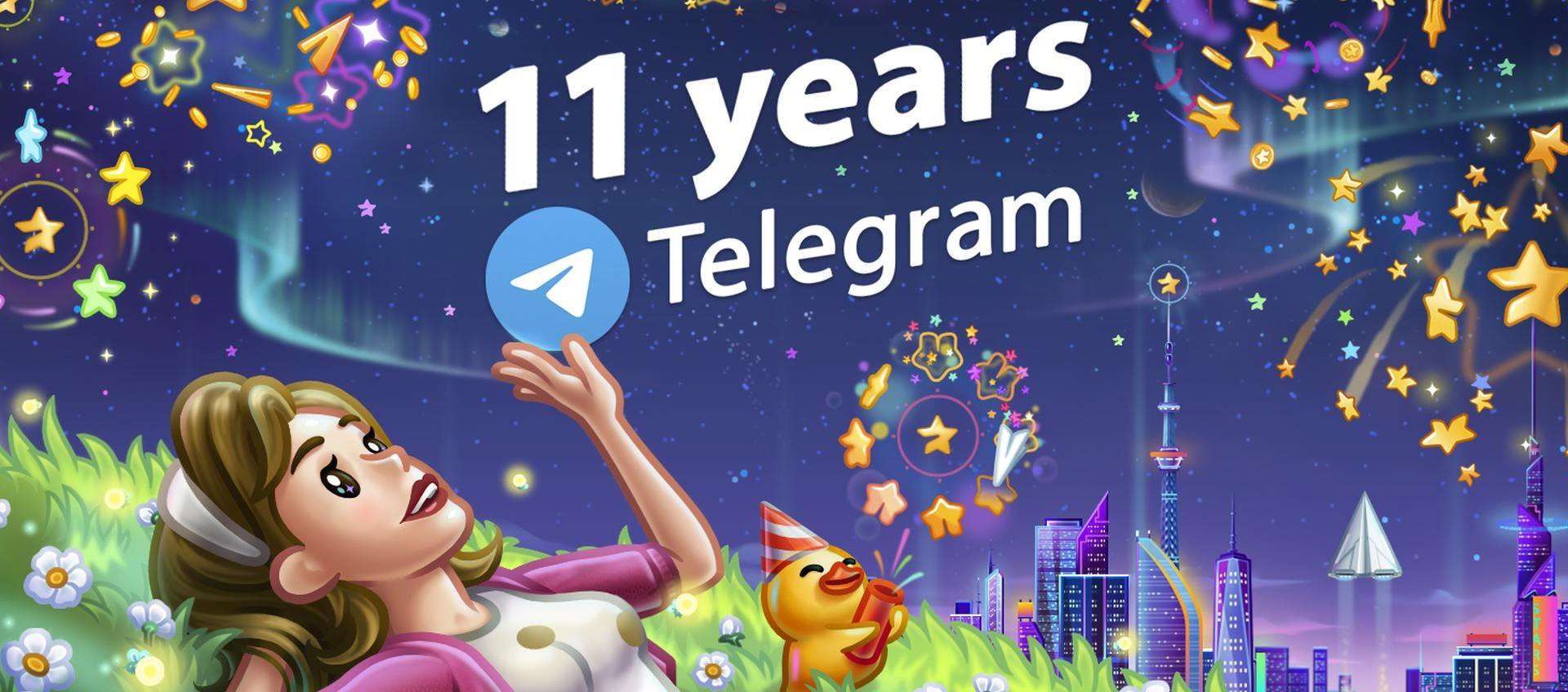 Telegram festeggia il compleanno con i super canali