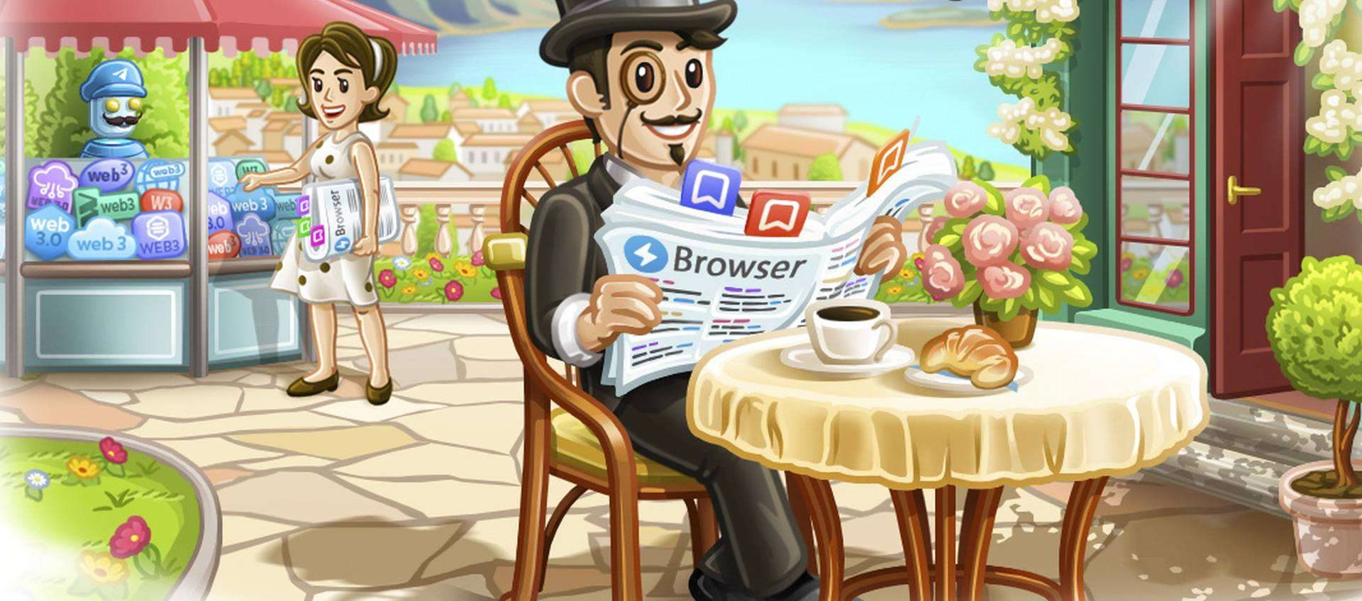 nuovo browser in-app e mini app store