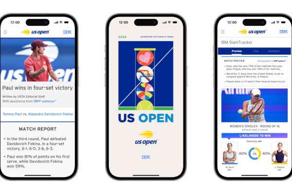 US Open 2024 sempre più coinvolgenti grazie alle funzionalità di IA basate sulla tecnologia watsonx di IBM