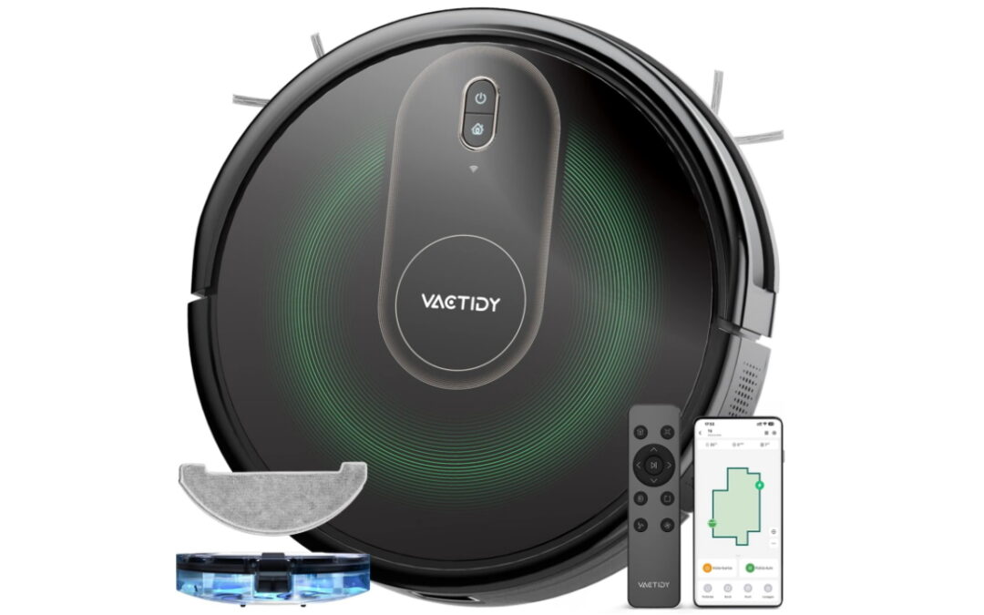 Vactidy Nimble T8: potente aspirazione da 4000 Pa con spazzola a rullo, a soli 119€