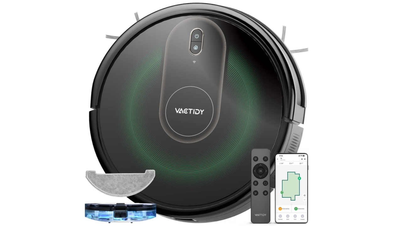 Vactidy Nimble T8: potente aspirazione da 4000 Pa con spazzola a rullo, a soli 119€