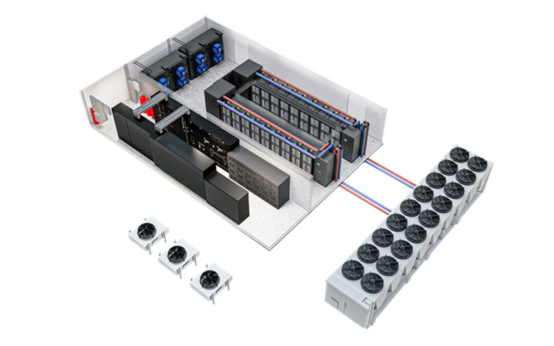 Vertiv MegaMod CoolChip, la soluzione di raffreddamento a liquido per data center modulari prefabbricati