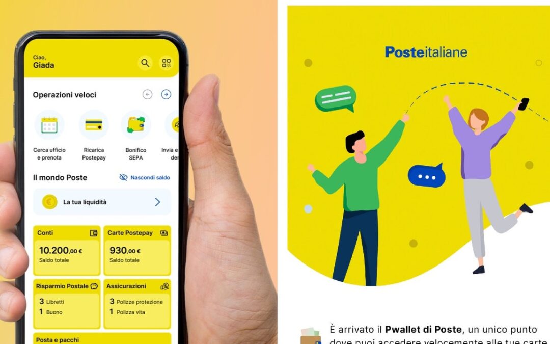 Pwallet, il portafoglio digitale di Poste Italiane, può già caricare i documenti personali