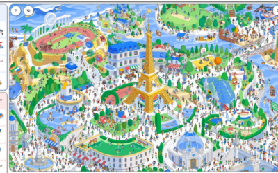 Doodle Olimpiadi 2024, arriva il gioco di Google in stile Dov’è Wally