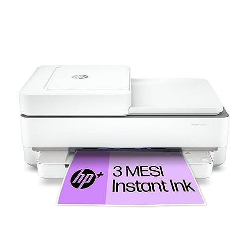 HP Envy 6420e 223R4B, Stampante Multifunzione a Getto d’Inchiostro A4 a Colori, Stampa Fronte e Retro Automatica, 10 ppm, Wi-Fi, HP Smart, 3 Mesi di Inchiostro Instant Ink Inclusi con HP+, Bianca