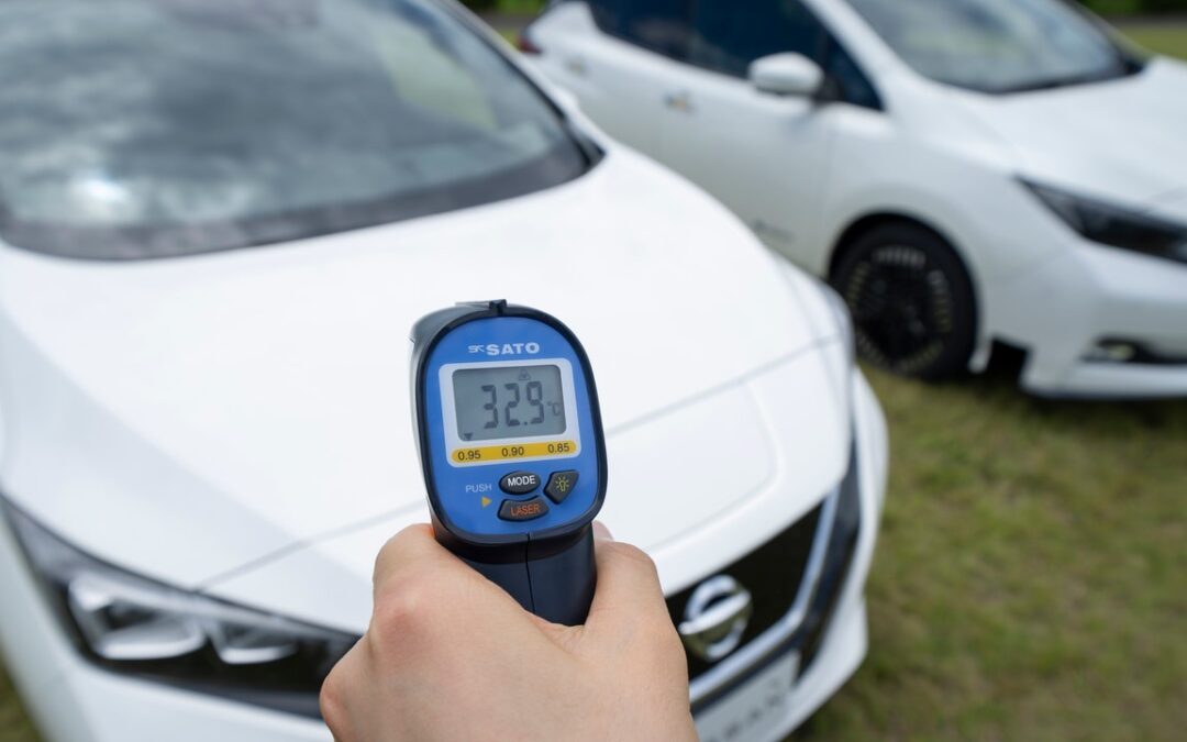 La vernice refrigerante di Nissan che abbassa le temperature nell’abitacolo