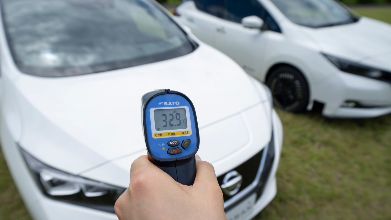 La vernice refrigerante di Nissan che abbassa le temperature nell’abitacolo