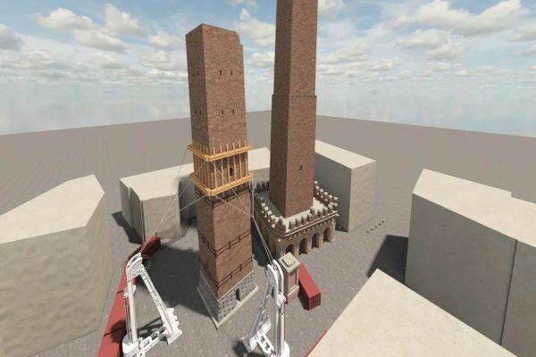 Torre Garisenda di Bologna, il gemello digitale che la salverà