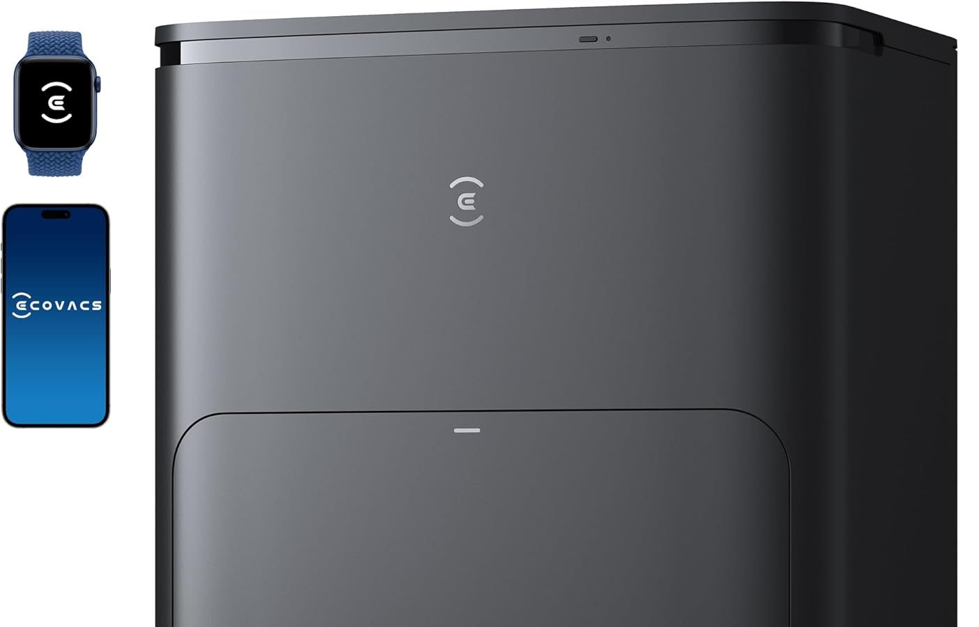 ECOVACS T30S PRO Robot Aspirapolvere Lavapavimenti, 11000Pa, Tecnologia Antigroviglio, TruEdge™ Adaptive Edge Mopping, Lavaggio con Acqua Calda, Svuotamento Automatico, Evitamento Ostacoli con AI