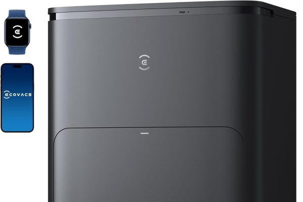 ECOVACS T30S PRO Robot Aspirapolvere Lavapavimenti, 11000Pa, Tecnologia Antigroviglio, TruEdge™ Adaptive Edge Mopping, Lavaggio con Acqua Calda, Svuotamento Automatico, Evitamento Ostacoli con AI