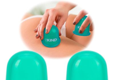 5kind Clinical Skincare – Set coppette anticellulite con istruzioni, sacchetto di raso, ebook omaggio e buono sconto per la crema anticellulite 5kind