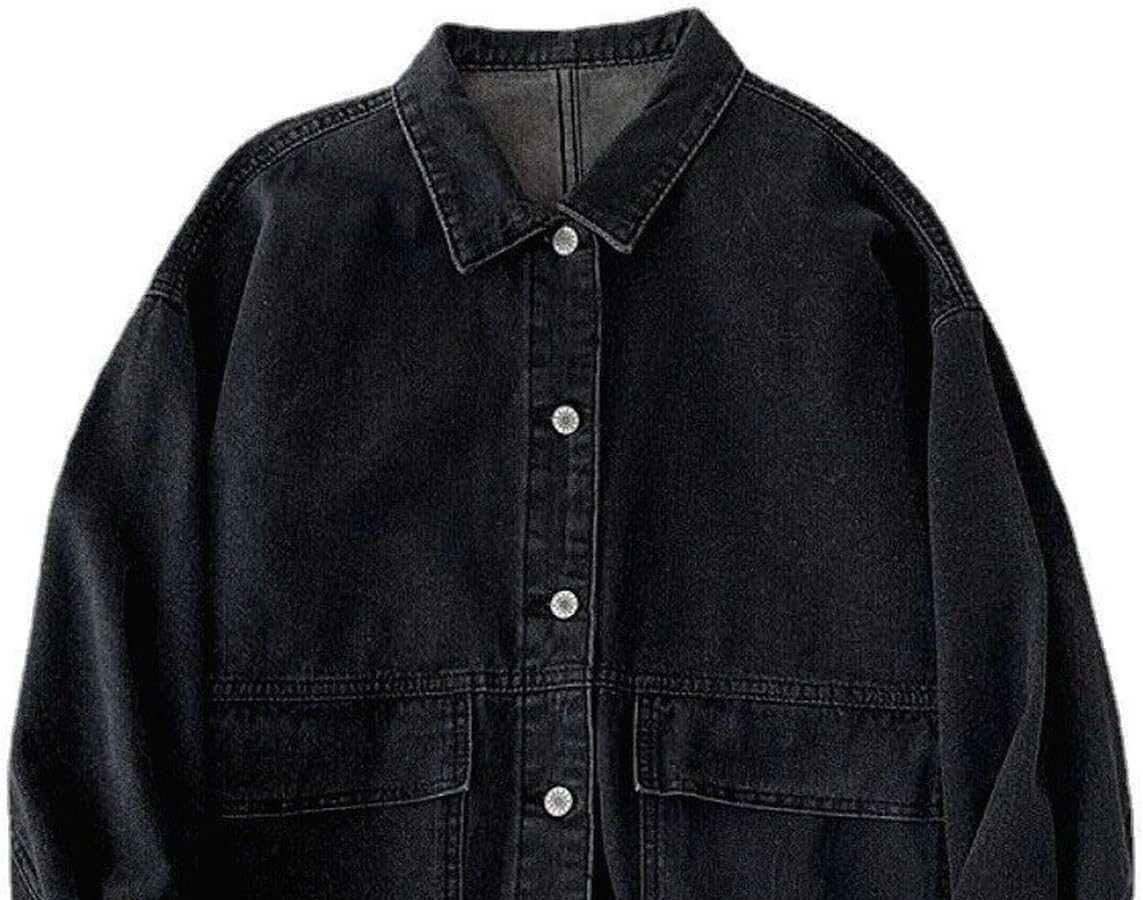 Uwdiohq Giacca Da Lavoro Da Donna Giacca Di Jeans Giacca Ampia Da Donna A Maniche Lunghe Con Cappotto Retrò Maglione In Cotone Giubbotto Donna Fucsia Giacca+Antipioggia+Donna Felpe Donna Con Gatti