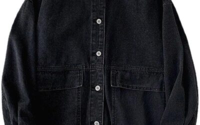 Uwdiohq Giacca Da Lavoro Da Donna Giacca Di Jeans Giacca Ampia Da Donna A Maniche Lunghe Con Cappotto Retrò Maglione In Cotone Giubbotto Donna Fucsia Giacca+Antipioggia+Donna Felpe Donna Con Gatti