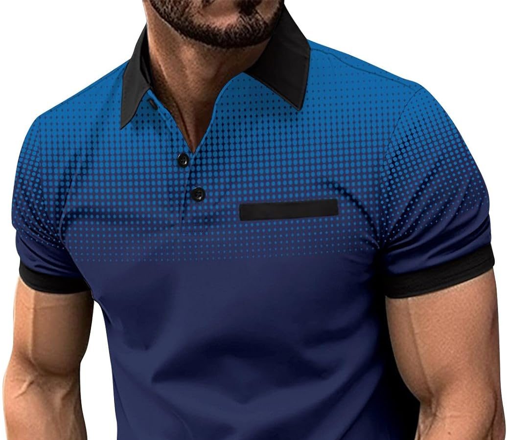 GDGTBNH Maglietta Uomo Nubilato Taglia Grossa Manica Corta T Shirt Casuale Autunno Comfort Bottone Giù Morbido Tinta