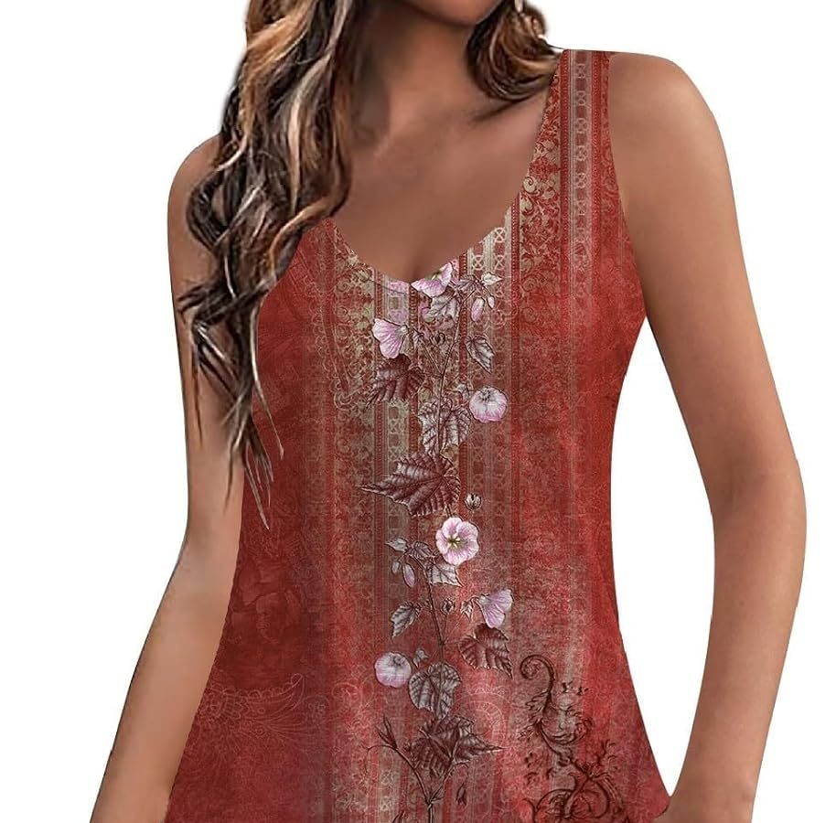 Cocila Abiti Donna Eleganti Abito da Donna Senza Maniche con Scollo a V, Abito Casual alla Estivo, Canotta Ampia con Abito da Spiaggia Tascabile Busta Porta Abiti