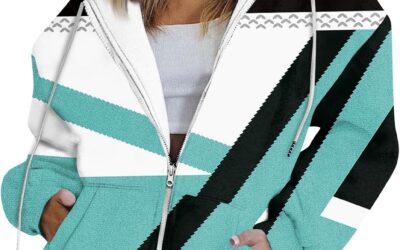 SCBFDI Felpa Donna con Zip E Cappuccio, Giacca da Moto, Donna Zip Up Felpe con Cappuccio Y2K Giacche Casual A Maniche Lunghe Maglioni Autunnali con Coulisse