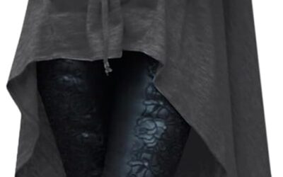 Cocila Felpa con Cappuccio da Felpa con Cappuccio Lunga Top da Felpa con Cappuccio Camicetta Asimmetrica Felpa Pelliccia