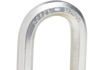 MASTER LOCK Lucchetto ad Alta Sicurezza [Chiave] [Acciaio Laminato e Rivestimento Protettivo] [Esterno] [Arco M] M1BEURDLF – Ideale per Portali, Garage, Sconto