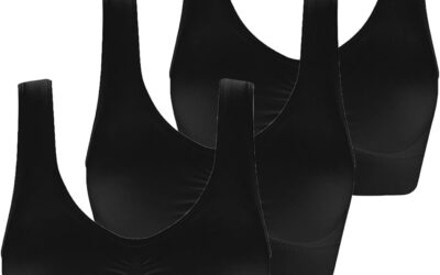 Uwdiohq Reggiseno Plus Reggiseno Ultra Sottile Coppa Piena Top Reggiseno Sportivo da Donna di Colore Grande Camicetta da Donna Reggiseno Cotone Ferretto Reggiseno Sportivo Donna Fucsia