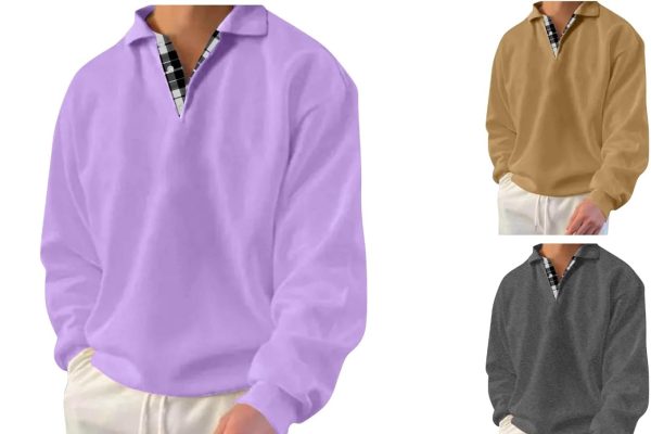 JMEDIC Felpa Buffa Felpa con Cappuccio da Uomo Autunno e Inverno Moda Casual Felpa con Cappuccio Tascabile in Pile Tinta Unita Lampo del Giorno Completo Calcio