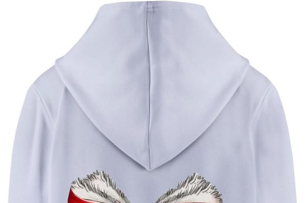 GDGTBNH Felpa Natalizia Felpa con Cappuccio a Maniche Lunghe da Uomo Felpa Natalizia con Stampa Grafica Casual per Feste Sportive