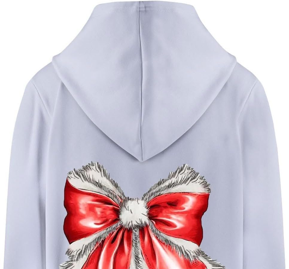 GDGTBNH Felpa Natalizia Felpa con Cappuccio a Maniche Lunghe da Uomo Felpa Natalizia con Stampa Grafica Casual per Feste Sportive