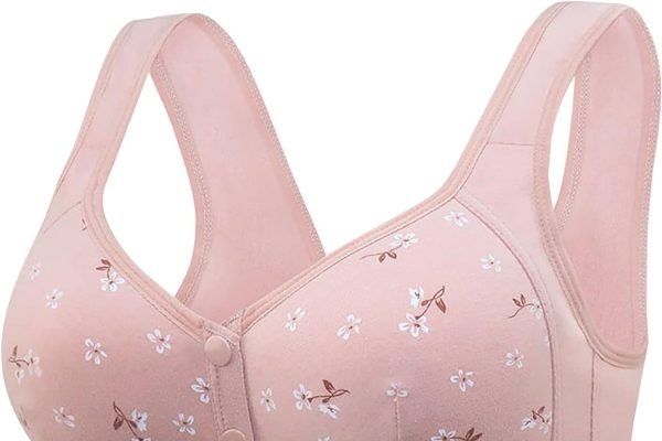 Reggiseno Taglie Forti Contenitivo Reggiseno con Ferretto di Grandi Dimensioni con Tracolla Regolabile per Coppa con Bottoni sul Davanti in Pizzo Sexy da Donna Costume Reggiseno A Fascia