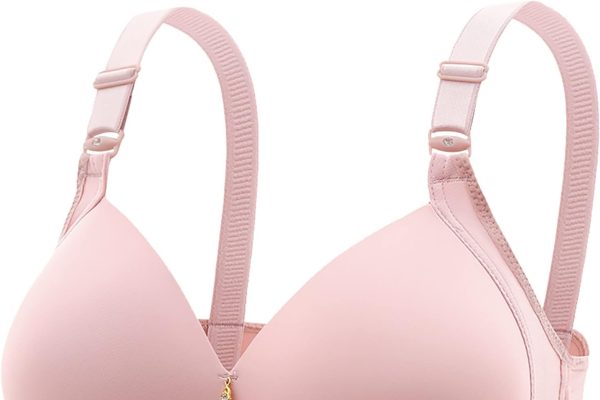 Uwdiohq Reggiseno da Donna con Anello Non in Acciaio, Comodo E Traspirante Reggiseno Irritazione Reggiseno Top Imbottito Donna Intimo Sportivo con Apertura Frontale Reggiseni Trasparenti