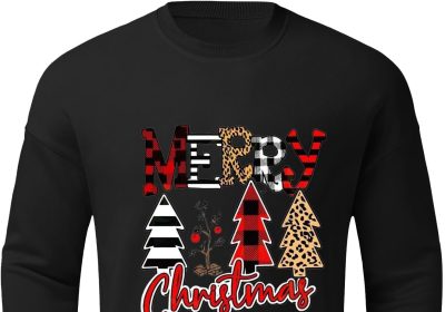 Generico Felpa Marrone Chiaro e Inverno Felpa Pullover a Maniche Lunghe a Cappuccio con Stampa a Tema Vacanze di Natale Tute Complete Felpata Abbigliamento Sconti