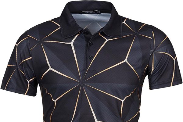 GDGTBNH T-Shirt Uomo Autunno Freddo Manica Corta Top Lunga Nubilato Pulsante Stirata Camicette Risvolto