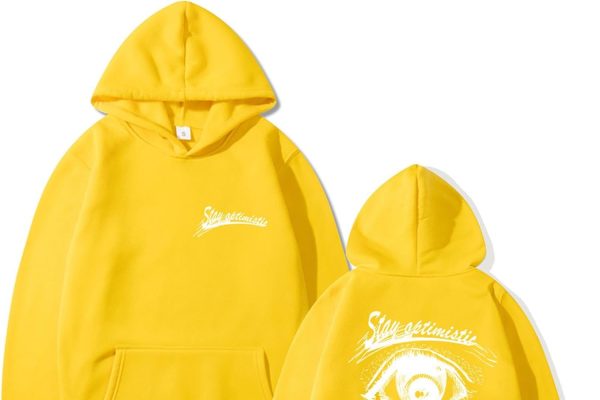 Tutte con Cappuccio grafiche da Uomo Felpe Vintage Oversize a Maniche Lunghe con Slogan e Lettera con Coulisse Streetwear Completa Invernale Felpata