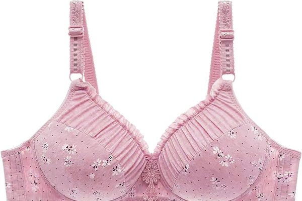 Uwdiohq Reggiseno da Donna Soft Ventilate Daily Comfort Wireless Gather Together Stampa Reggiseni Neri Pizzo Reggiseno Tulle Trasparente Intimo Sportivo con Imbottitura Donna