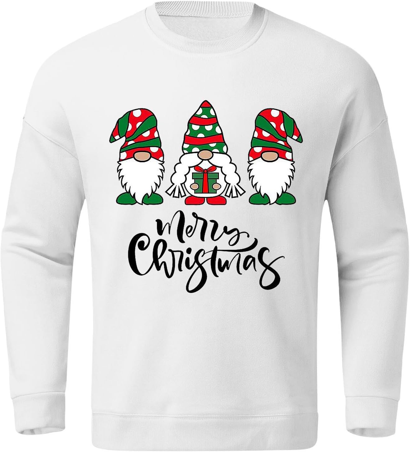 JMEDIC Invernale Cappuccio Lunghe Senza Cappuccio con Stampa di Parti a Tema Natalizio Autunnale e Invernale da Uomo Felpe Coppia Fidanzati Felpa Sconto