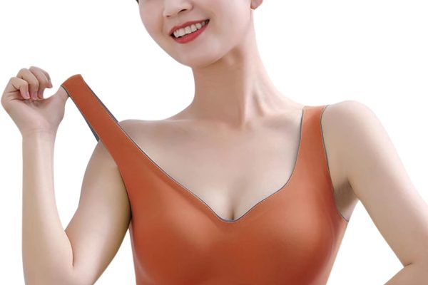 Cocila Reggiseno Bralette Senza Cuciture, Reggiseno Sportivo Senza Anello in Acciaio, Biancheria Intima Confortevole Push-up Sexy Fascia per Scollatura Reggiseno Fascia Laterale Alta