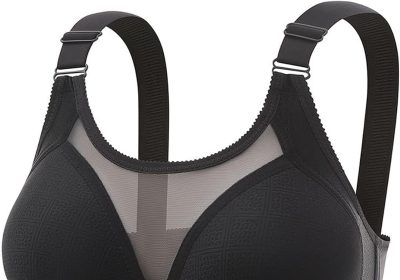 Uwdiohq Reggiseni da Donna Taglie Forti Reggiseno A Copertura Totale Comodo Bralette Traspirante Senza Ferretto Reggiseni per Tutti I Giorni Felpa Reggiseno Terza Coppa D