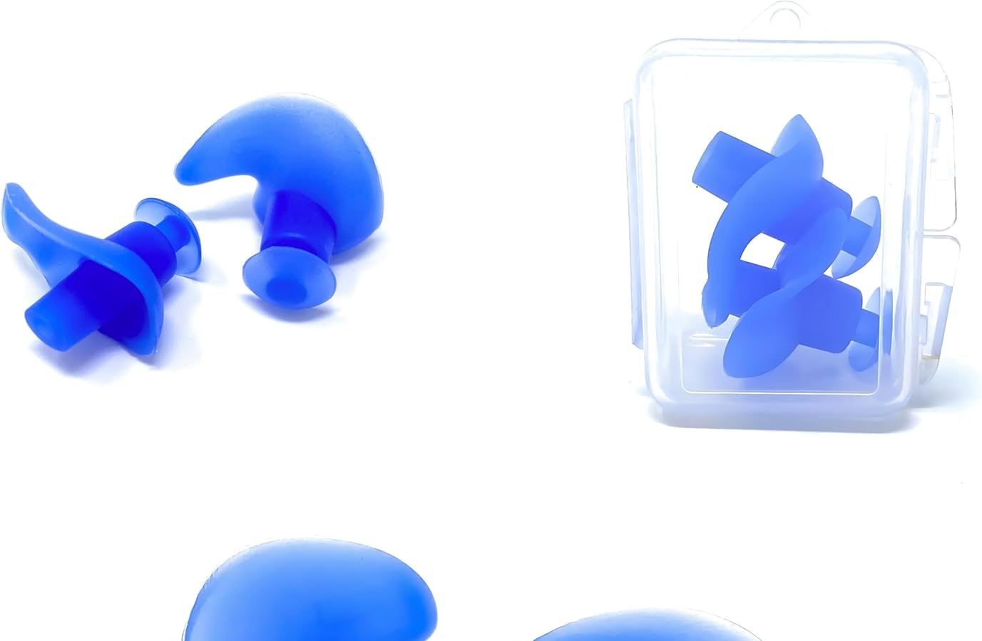 Tappi Orecchie Nuoto – SCONTI QUANTITÀ – Sport in acqua – Tappi Orecchie Bambini e Adulti – Unisex – Nuoto Sincronizzato – Piscina – Colore Blu – Quantità Confezioni: 1-10-25-50-100 PZ