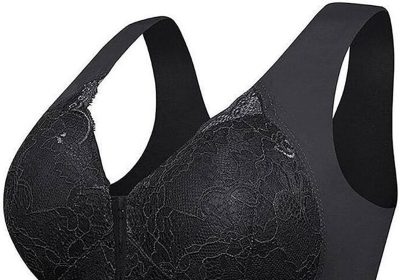 Uwdiohq Reggiseno 5D Modellante Up Senza Cuciture con Chiusura Frontale Reggiseno da Donna Morbido Reggiseno in Pizzo da Donna Reggiseno Seducente Reggiseno Imbottito Ragazza