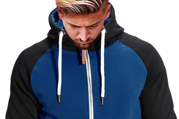 JMEDIC Maglione con Cappuccio Abbinato a Colori Sportivi Casual da Coppia Felpa Sconto Maglione Consegna Natale Felpa Inverno Pelliccia