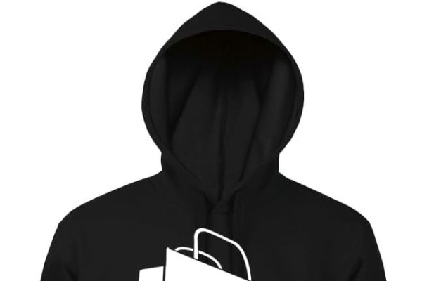 shirt84 Vendita sconto borsa uomo con cappuccio, Nero , XL