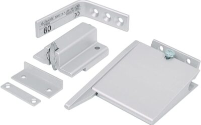 ZEROplus CE – Selettore per porte antincendio e coordinatore, con chiusura a sconti standard, montaggio superficiale, per porte doppie, Z304 (braccio da 152 mm, acciaio inox satinato)