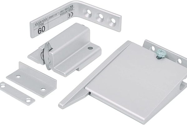 ZEROplus CE – Selettore per porte antincendio e coordinatore, con chiusura a sconti standard, montaggio superficiale, per porte doppie, Z304 (braccio da 152 mm, acciaio inox satinato)