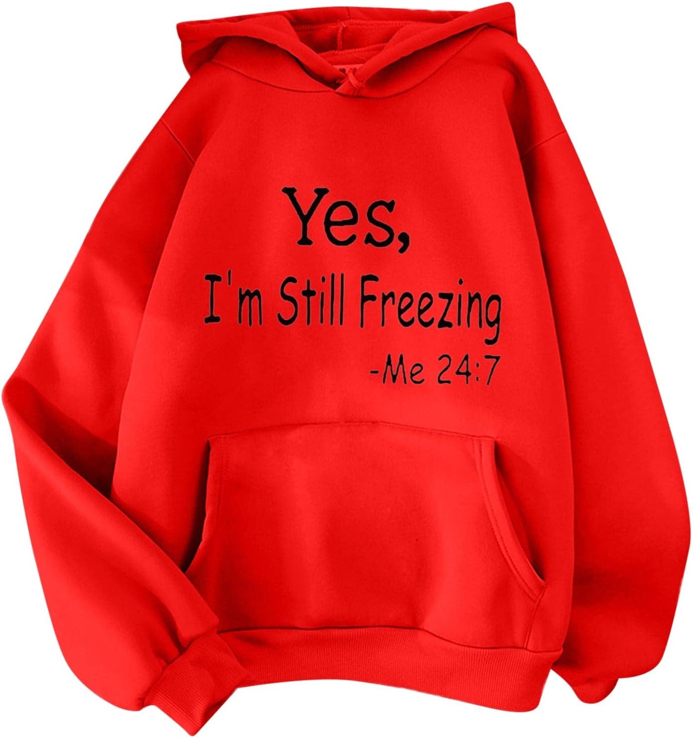 Yekdmxop Felpa Donna con Cappuccio Classico Felpe da Donna Oversize Casual Streetwear Manica Lunga Felpa Girocollo Donna Elegante Hoodie Taglie Forti Pullover Scontate Felpa Leggera Donna