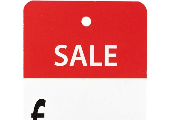 Sale Euro – Etichette per prezzo, sconto%%, 100 pezzi